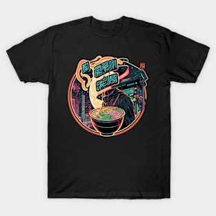 Smoking Cyberpunk Ramen T-Shirt